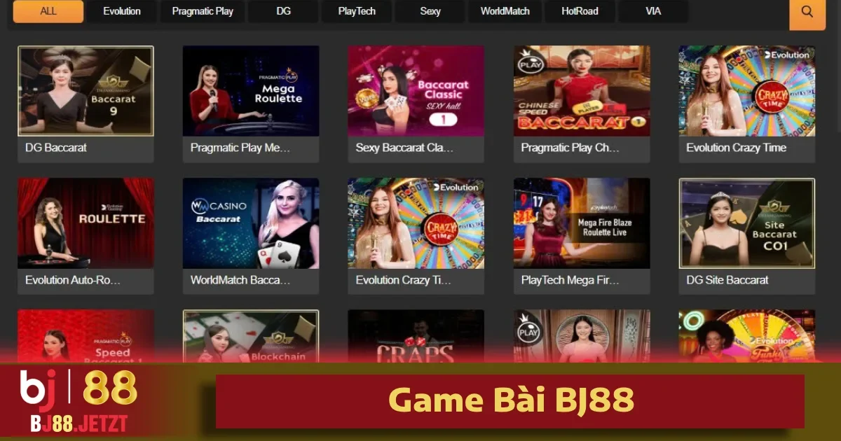 Game Bài BJ88 1 Trong thế giới game bài BJ88, có vô số các trò chơi hấp dẫn và đa dạng phù hợp với mọi đối tượng người chơi.