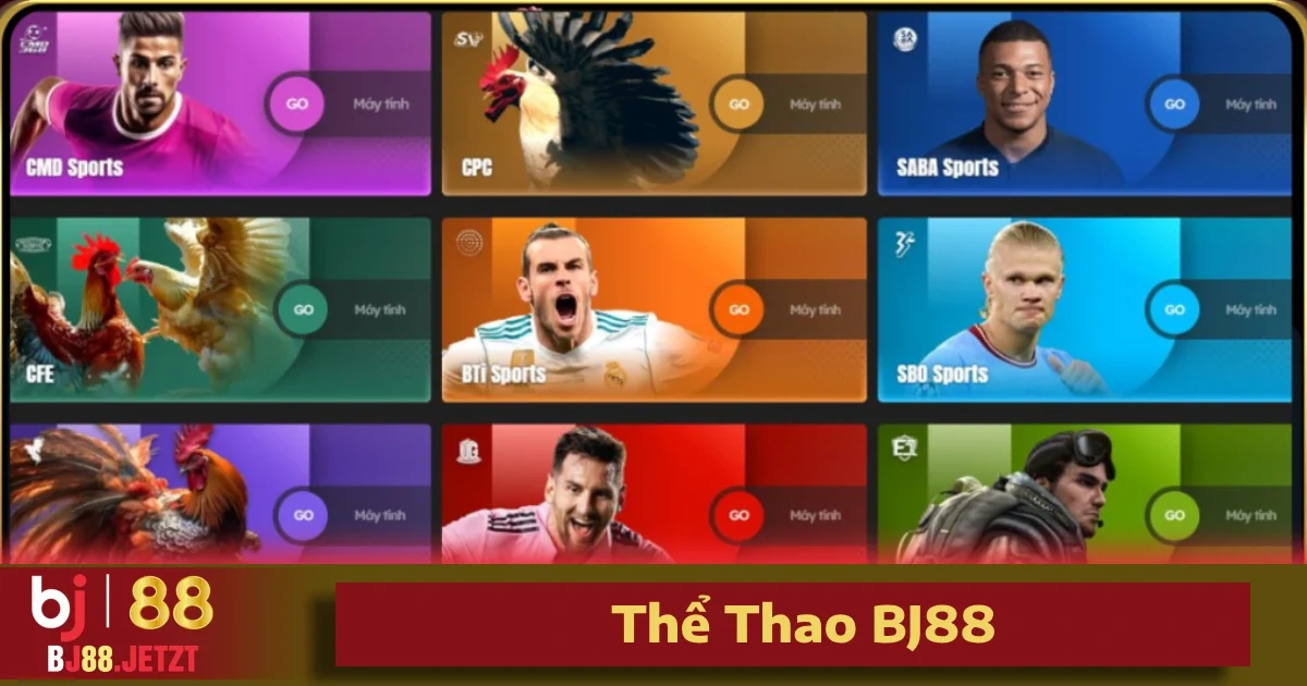 Ngoài những môn thể thao phổ biến, BJ88 còn bổ sung thêm nhiều môn thể thao mới, phù hợp với xu hướng phát triển của thời đại.